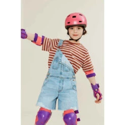 Casque Enfant Roller Skateboard Trottinette B100 Rose -ProSportif Boutique casque enfant roller skateboard trottinette b100 bleu 10