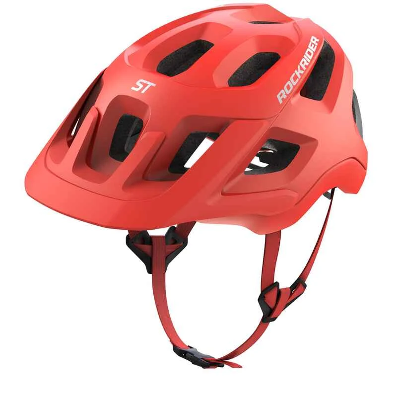 Rockrider CASQUE VÉLO VTT ST 500 ROUGE 5 Rockrider CASQUE VÉLO VTT ST 500 ROUGE – Image 3