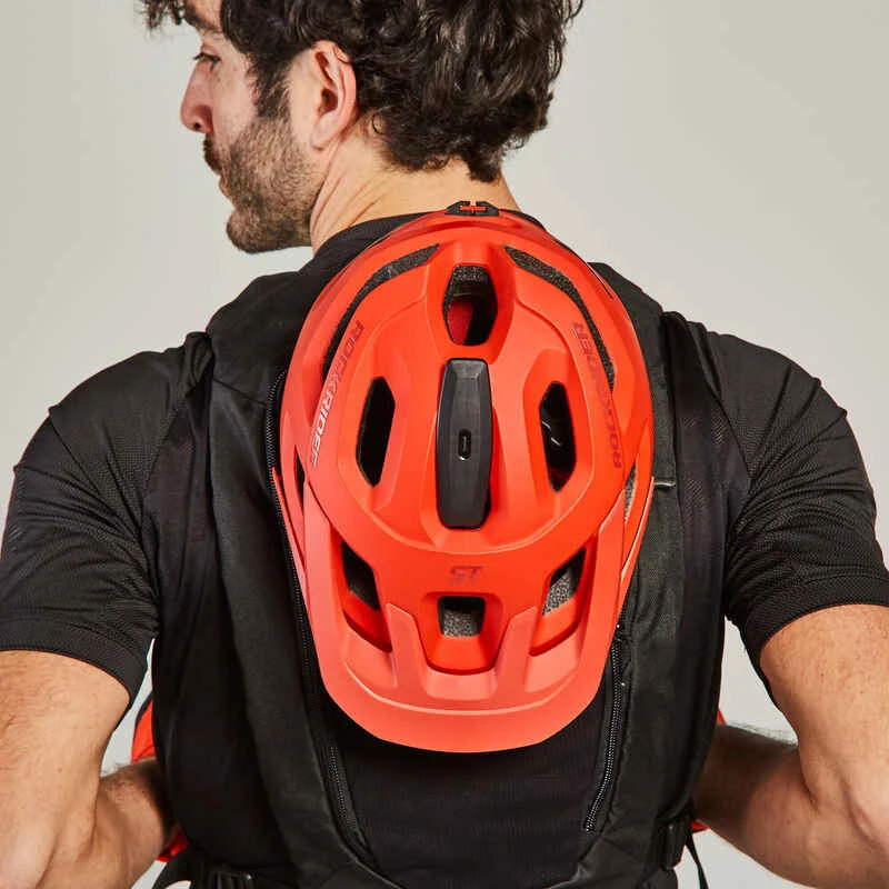 Rockrider CASQUE VÉLO VTT ST 500 ROUGE 9 Rockrider CASQUE VÉLO VTT ST 500 ROUGE – Image 7