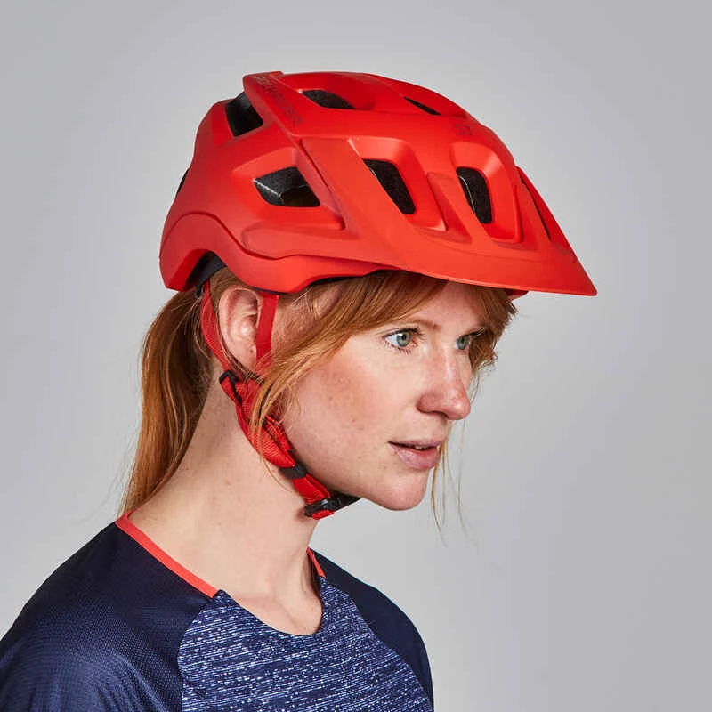 Rockrider CASQUE VÉLO VTT ST 500 ROUGE 10 Rockrider CASQUE VÉLO VTT ST 500 ROUGE – Image 8