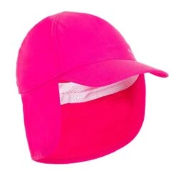Casquette Anti UV Bébé Nageur Rose