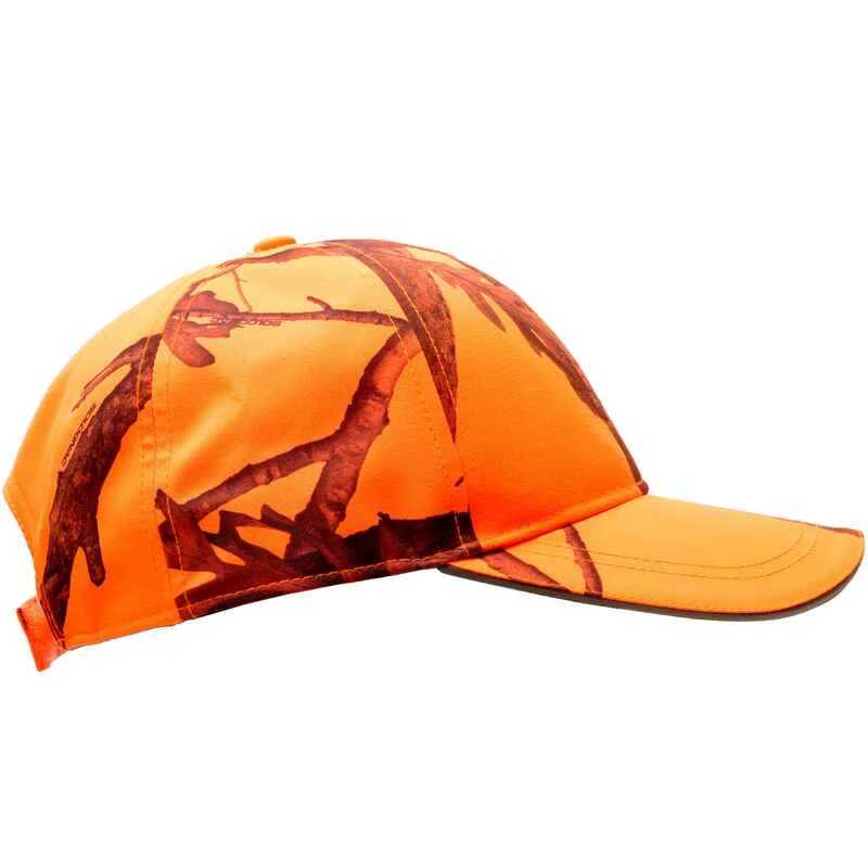 CASQUETTE CHASSE ORANGE CAMO 500 5 CASQUETTE CHASSE ORANGE CAMO 500 – Image 3