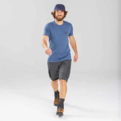 Casquette De Trekking Voyage | TRAVEL 100 Bleu Marine -ProSportif Boutique casquette de trekking voyage travel 100 gris clair 3