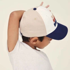 Casquette Enfant Réglable -ProSportif Boutique casquette enfant 500 bleu marine avec motifs 3