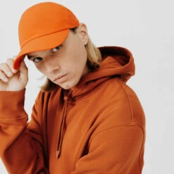 Kalenji CASQUETTE RUNNING AJUSTABLE HOMME FEMME ORANGE 14 Kalenji CASQUETTE RUNNING AJUSTABLE HOMME FEMME ORANGE -ProSportif Boutique casquette running ajustable noire homme femme 1