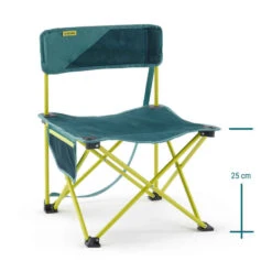 Quechua CHAISE BASSE PLIANTE DE CAMPING MH100 Jaune -ProSportif Boutique chaise basse pliante de camping mh100 jaune 3
