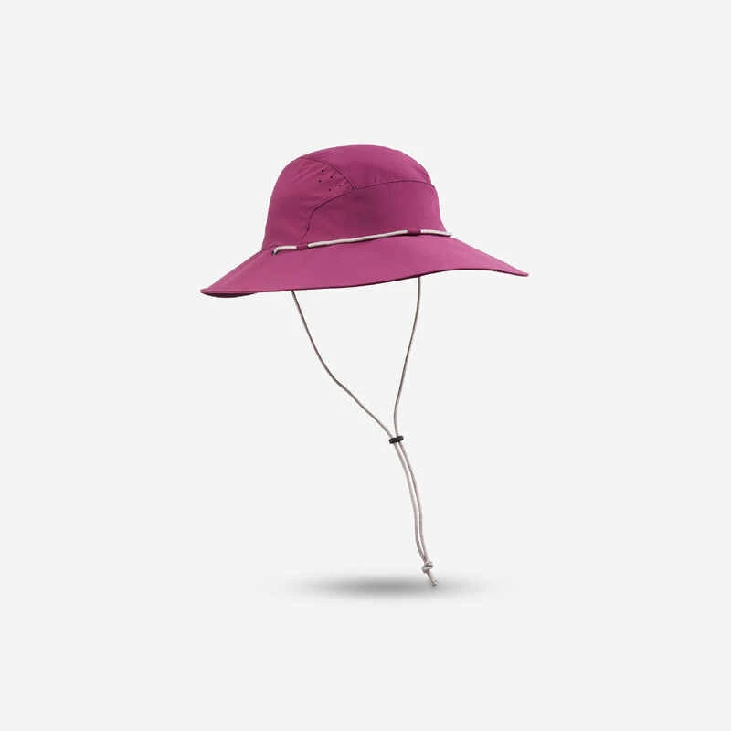 CHAPEAU TREKKING ANTI-UV FEMME - MT500 - VIOLET 3 CHAPEAU TREKKING ANTI-UV FEMME - MT500 - VIOLET