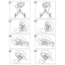 CHARIOT De GOLF 3 ROUES COMPACT NOIR -ProSportif Boutique chariot de golf 3 roues compact noir 8