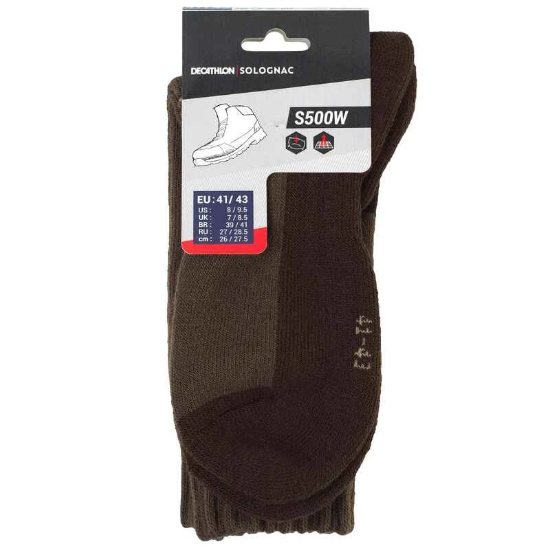 CHAUSSETTES CHASSE 500 HAUTES VERTES 10 CHAUSSETTES CHASSE 500 HAUTES VERTES – Image 8