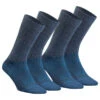 Quechua Chaussettes Chaudes De Randonnée - SH500 U-WARM MID - Adulte X 2 Paires -ProSportif Boutique chaussettes chaudes de randonnee sh500 u warm mid adulte x 2 paires