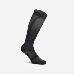 Decathlon Chaussettes De Compression Noires