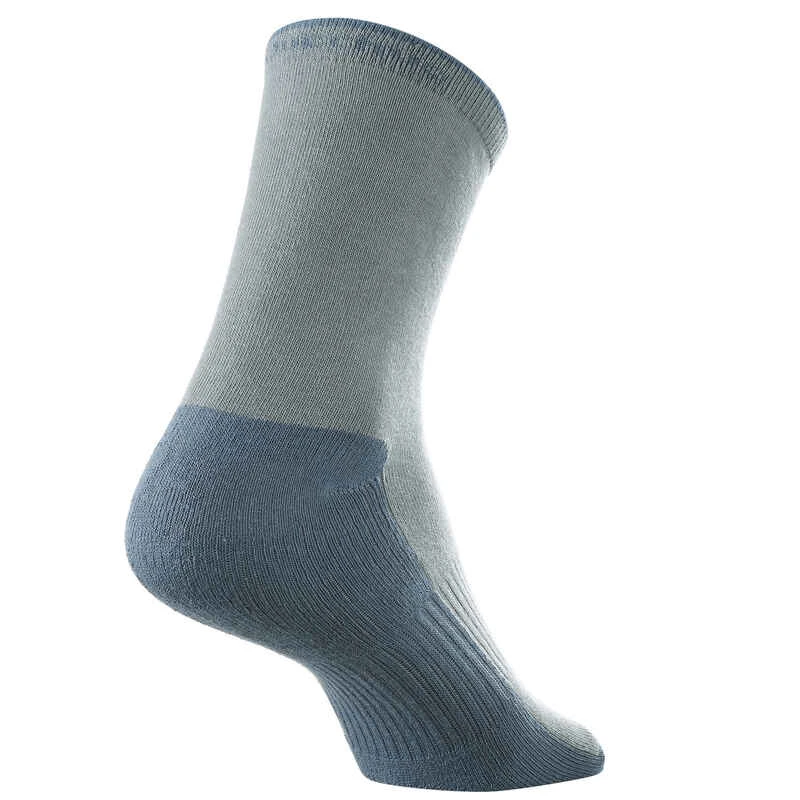 Quechua 2 Paires De Chaussettes De Randonnée Tiges Hautes Enfant MH100 Grises 7 Quechua 2 Paires De Chaussettes De Randonnée Tiges Hautes Enfant MH100 Grises – Image 5