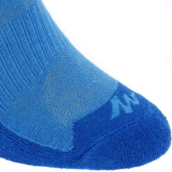 Quechua 2 Paires De Chaussettes De Randonnée Enfant MH100 Bleues/grises -ProSportif Boutique chaussettes de randonnee enfant mh100 tiges mid bleuslashgris lot de 2 paires 2
