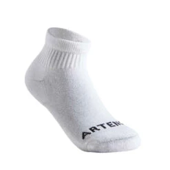 CHAUSSETTES DE SPORT ENFANT MI-HAUTES ARTENGO RS 100 BLANC LOT DE 3 -ProSportif Boutique chaussettes de sport enfant mi hautes artengo rs 100 blanc lot de 3 1