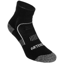 CHAUSSETTES DE SPORT MI-HAUTES ARTENGO RS 900 NOIR BLANC LOT DE 3 -ProSportif Boutique chaussettes de sport mi hautes artengo rs 900 noir blanc lot de 3 2