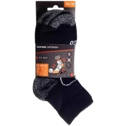 CHAUSSETTES DE SPORT MI-HAUTES ARTENGO RS 900 NOIR BLANC LOT DE 3 -ProSportif Boutique chaussettes de sport mi hautes artengo rs 900 noir blanc lot de 3 8