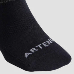 CHAUSSETTES DE SPORT BASSES ARTENGO RS 160 NOIR BRILLANT LOT DE 3 -ProSportif Boutique chaussettes de tennis basses artengo rs 160 gris lot de 3 7