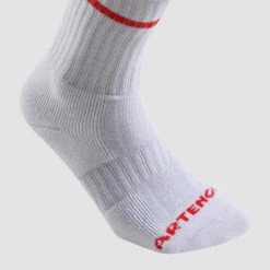 CHAUSSETTES DE TENNIS HAUTES ARTENGO RS 500 BLANC RETRO LOT DE 3 -ProSportif Boutique chaussettes de tennis hautes artengo rs 500 blanc lot de 3 10