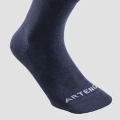 Artengo Chaussettes De Sport Hautes RS 160 X 3 - Marine -ProSportif Boutique chaussettes de tennis hautes rs 160 gris lot de 3 4