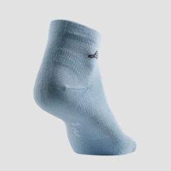 Artengo Chaussettes De Sport Mi-Hautes RS 160 Lot De 3 - Bleu/Gris/Vert Logo -ProSportif Boutique chaussettes de tennis mi hautes artengo rs 160 noir lot de 3 10
