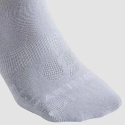 Artengo Chaussettes De Sport Mi-Hautes RS 160 Lot De 3 - Bleu/Gris/Vert Logo -ProSportif Boutique chaussettes de tennis mi hautes artengo rs 160 noir lot de 3 12