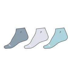 Artengo Chaussettes De Sport Mi-Hautes RS 160 Lot De 3 - Bleu/Gris/Vert Logo -ProSportif Boutique chaussettes de tennis mi hautes artengo rs 160 noir lot de 3 15