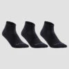 CHAUSSETTES DE SPORT MI-HAUTES ARTENGO RS 500 NOIR LOT DE 3 -ProSportif Boutique chaussettes de tennis mi hautes artengo rs 500 blanc lot de 3