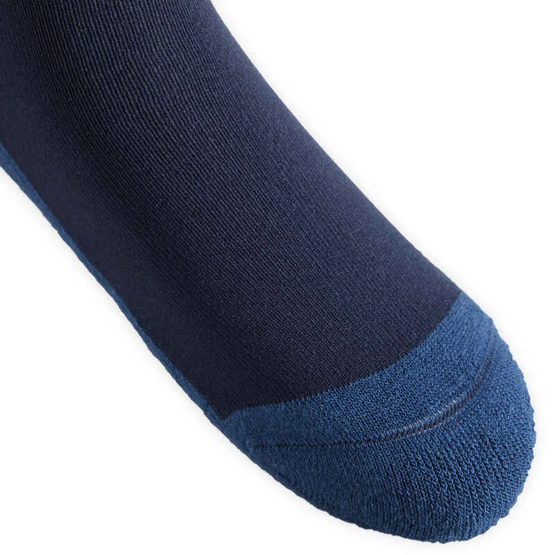 Chaussettes équitation Enfant SKS100 Marine Et Bleu Nuit/rayures Blanches. 6 Chaussettes équitation Enfant SKS100 Marine Et Bleu Nuit/rayures Blanches. – Image 4