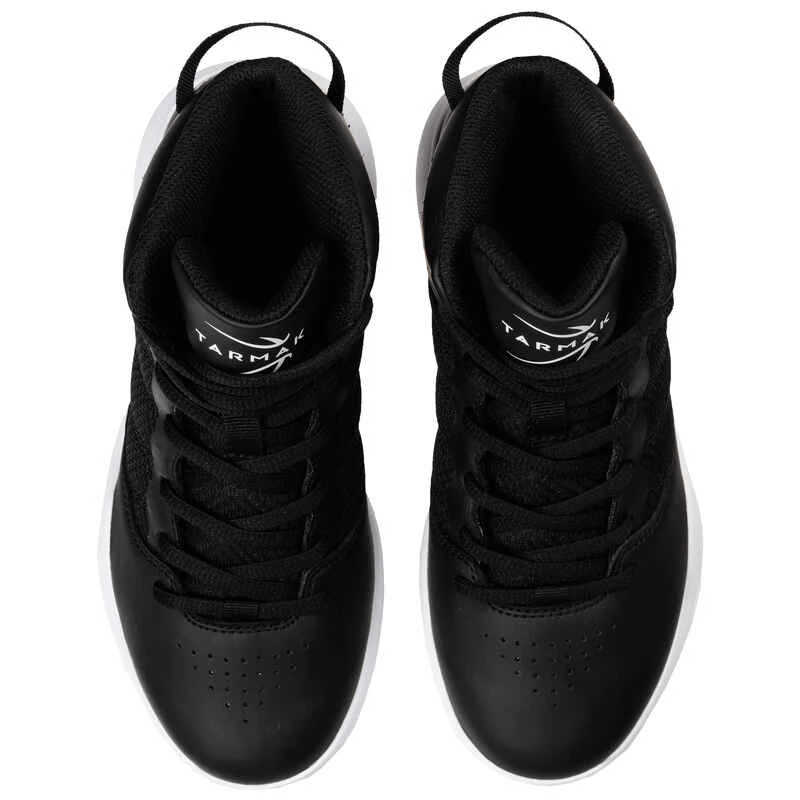 CHAUSSURES DE BASKETBALL ENFANT DÉBUTANT - SS100 NOIR 5 CHAUSSURES DE BASKETBALL ENFANT DÉBUTANT - SS100 NOIR – Image 3
