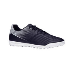 Kipsta Chaussure De Football Adulte Terrain Dur Agility 100 TURF TF Noire Blanche