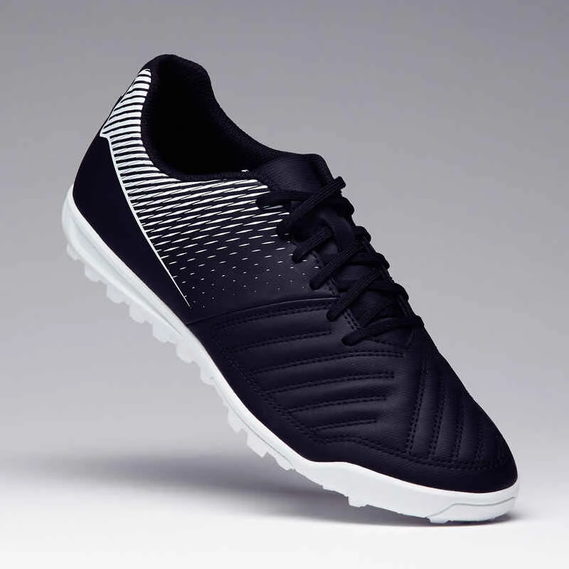 Kipsta Chaussure De Football Adulte Terrain Dur Agility 100 TURF TF Noire Blanche 9 Kipsta Chaussure De Football Adulte Terrain Dur Agility 100 TURF TF Noire Blanche – Image 7