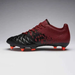 Kipsta Chaussure De Football Adulte Terrain Gras Agility 500 SG Noire & Bordeaux -ProSportif Boutique chaussure de football adulte terrain gras agility 500 sg noire bordeaux 3