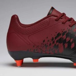 Kipsta Chaussure De Football Adulte Terrain Gras Agility 500 SG Noire & Bordeaux -ProSportif Boutique chaussure de football adulte terrain gras agility 500 sg noire bordeaux 9