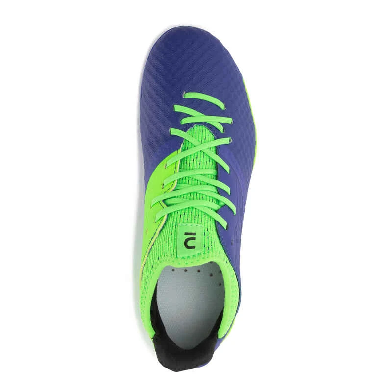 Kipsta Chaussure De Football Enfant Pour Terrain Sec VIRALTO III MG Bleu Et Vert Fluo 8 Kipsta Chaussure De Football Enfant Pour Terrain Sec VIRALTO III MG Bleu Et Vert Fluo â Image 6