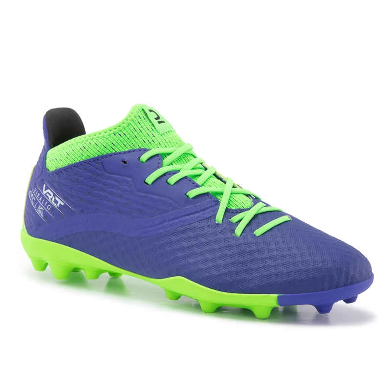 Kipsta Chaussure De Football Enfant Pour Terrain Sec VIRALTO III MG Bleu Et Vert Fluo 3 Kipsta Chaussure De Football Enfant Pour Terrain Sec VIRALTO III MG Bleu Et Vert Fluo