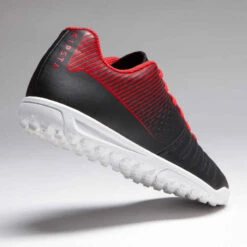 Kipsta Chaussure De Football Enfant Terrain Dur Agility 100 HG Noire Blanche Rouge -ProSportif Boutique chaussure de football enfant terrain dur agility 100 hg noire blanche rouge 7