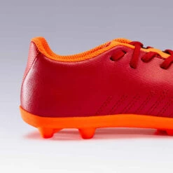 Kipsta Chaussure De Football Enfant Terrain Sec AGILITY 140 FG Lacets Bordeaux Orange -ProSportif Boutique chaussure de football enfant terrain sec agility 140 fg lacets bordeaux orange 6