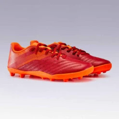 Kipsta Chaussure De Football Enfant Terrain Sec AGILITY 140 FG Lacets Bordeaux Orange -ProSportif Boutique chaussure de football enfant terrain sec agility 140 fg lacets bordeaux orange 7