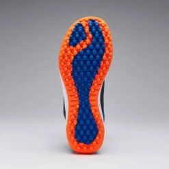 Kipsta Chaussure De Football Enfant TF à Scratch AGILITY 500 Bleu Et Marine -ProSportif Boutique chaussure de football enfant terrains durs a scratch agility 500 bleu et marine 5