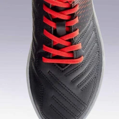 Kipsta Chaussure De Football Terrain Dur Agility 100 TURF TF Noire Rouge -ProSportif Boutique chaussure de football terrain dur agility 100 hg noire rouge 5