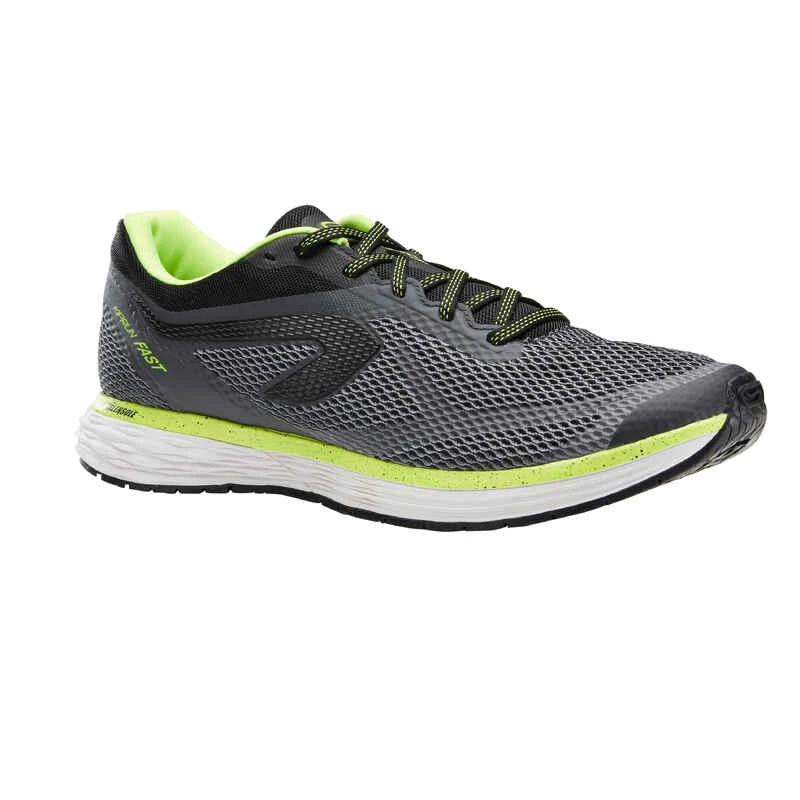 CHAUSSURE DE RUNNING HOMME KIPRUN FAST 2 GRIS JAUNE 3 CHAUSSURE DE RUNNING HOMME KIPRUN FAST 2 GRIS JAUNE