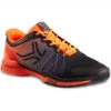 Artengo CHAUSSURE DE TENNIS HOMME TS590 NOIR ORANGE TERRE BATTUE -ProSportif Boutique chaussure de tennis homme ts590 noir orange terre battue