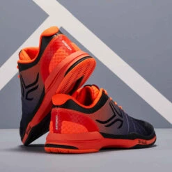 Artengo CHAUSSURE DE TENNIS HOMME TS590 NOIR ORANGE TERRE BATTUE -ProSportif Boutique chaussure de tennis homme ts590 noir orange terre battue 6