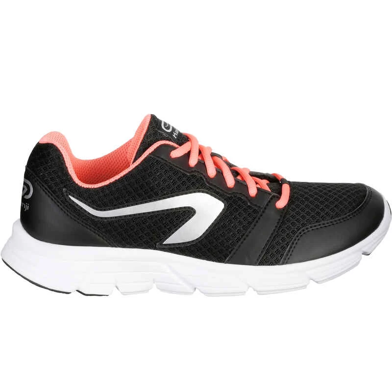 Kalenji CHAUSSURE JOGGING FEMME RUN ONE PLUS NOIR CORAIL 4 Kalenji CHAUSSURE JOGGING FEMME RUN ONE PLUS NOIR CORAIL â Image 2