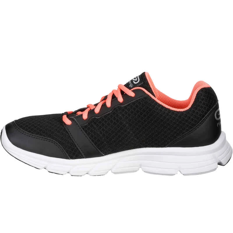 Kalenji CHAUSSURE JOGGING FEMME RUN ONE PLUS NOIR CORAIL 5 Kalenji CHAUSSURE JOGGING FEMME RUN ONE PLUS NOIR CORAIL â Image 3