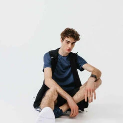 CHAUSSURES DE RUNNING HOMME KALENJI RUN 100 BLUE JEAN 31 CHAUSSURES DE RUNNING HOMME KALENJI RUN 100 BLUE JEAN -ProSportif Boutique chaussure jogging homme run 100 gris 12