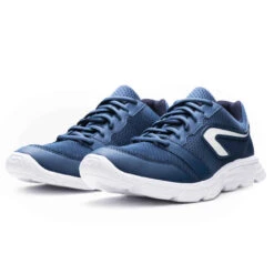 CHAUSSURES DE RUNNING HOMME KALENJI RUN 100 BLUE JEAN 22 CHAUSSURES DE RUNNING HOMME KALENJI RUN 100 BLUE JEAN -ProSportif Boutique chaussure jogging homme run 100 gris 3