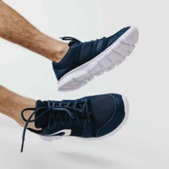 CHAUSSURES DE RUNNING HOMME KALENJI RUN 100 BLUE JEAN 27 CHAUSSURES DE RUNNING HOMME KALENJI RUN 100 BLUE JEAN -ProSportif Boutique chaussure jogging homme run 100 gris 8