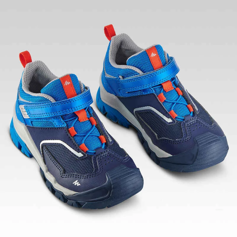 Quechua Chaussures Basses De Randonnée Montagne Enfant Crossrock Bleues 24-34 6 Quechua Chaussures Basses De Randonnée Montagne Enfant Crossrock Bleues 24-34 – Image 4