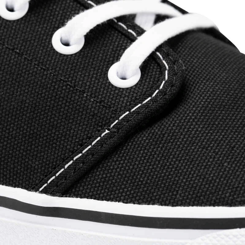Chaussures Basses Skateboard-longboard Adulte VULCA 100 Noir Blanc 15 Chaussures Basses Skateboard-longboard Adulte VULCA 100 Noir Blanc – Image 13